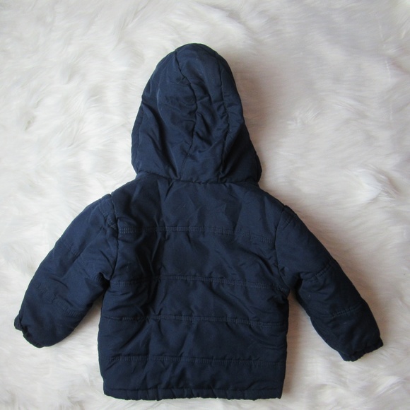 Osh Kosh B'Gosh thick navy blue jacket, size 3T - Picture 2 of 3